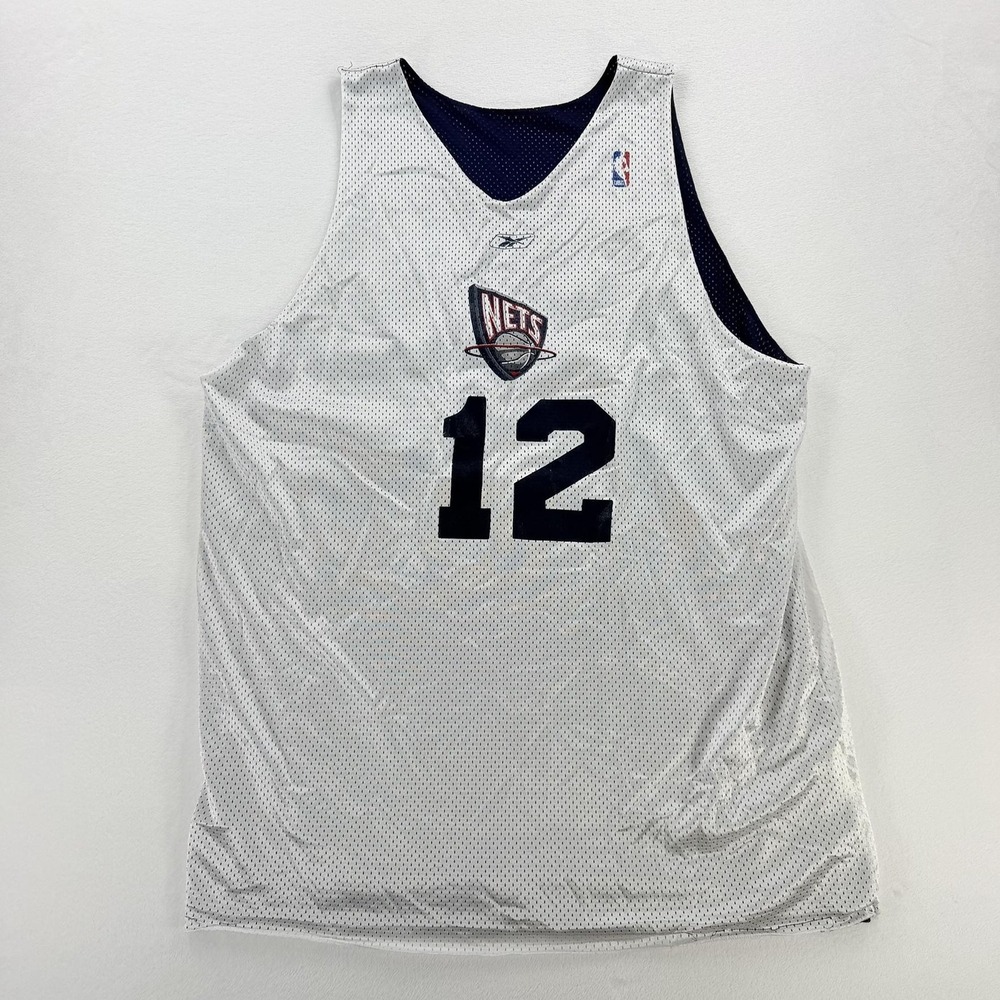 Lucious Harris Jersey Mens 2XL‎ *TEAM ISSUED PLAYER WORN* Reebok New Jersey Nets